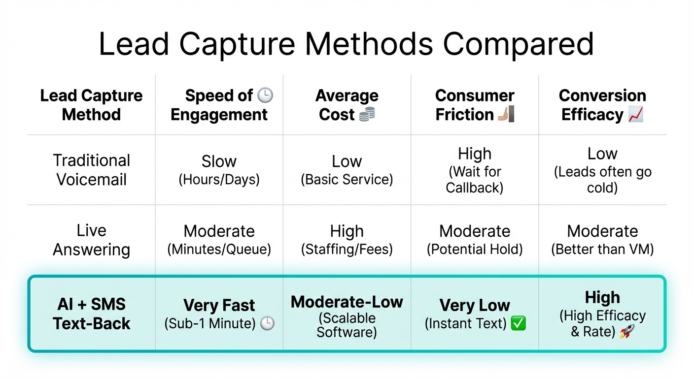 Lead Capture Methods Compared